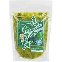 Amazon | 伊豆天城 本山葵の「わさびきざみ茎」300g（100g×3）伊豆天城